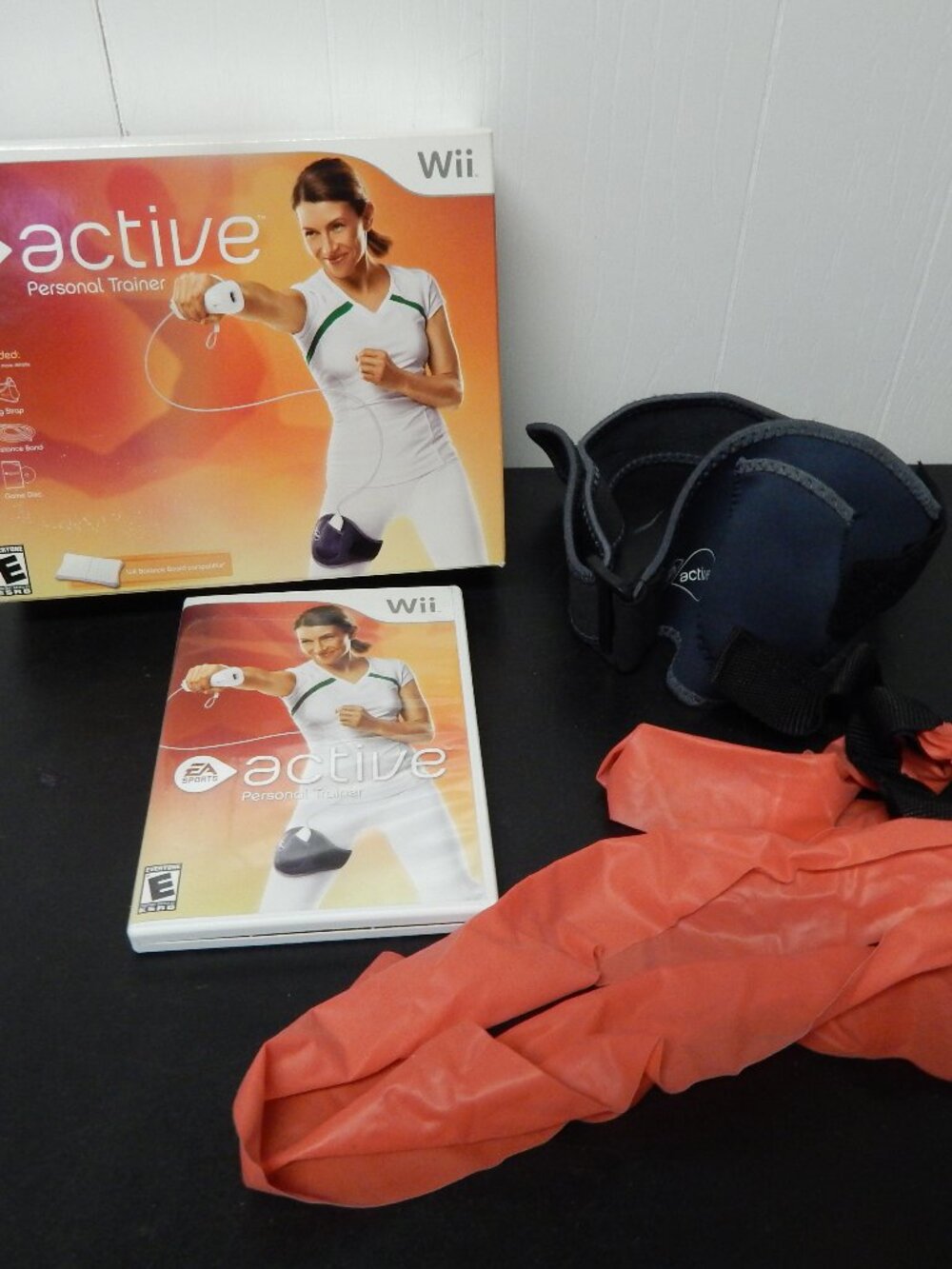 EA Sports Wii Active Personal Trainer Package Game, Resistance Band, Leg Strap